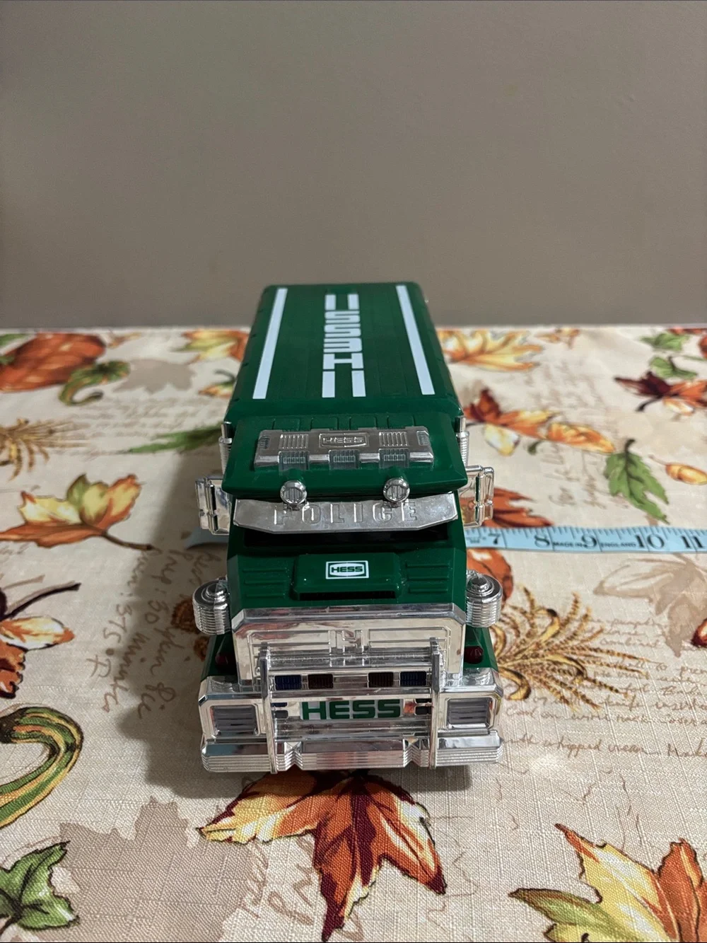 Green Police Toy Truck for Kids